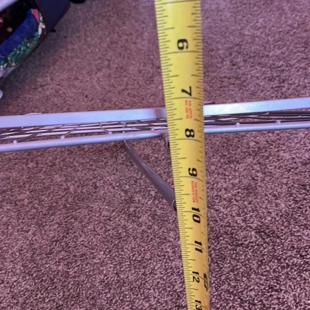 Metal closet rack